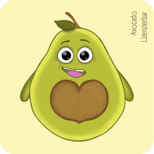 Avocado Lizenzierbar Markencharakter