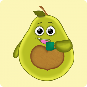 charakterillustration avocado sandra bredtmann