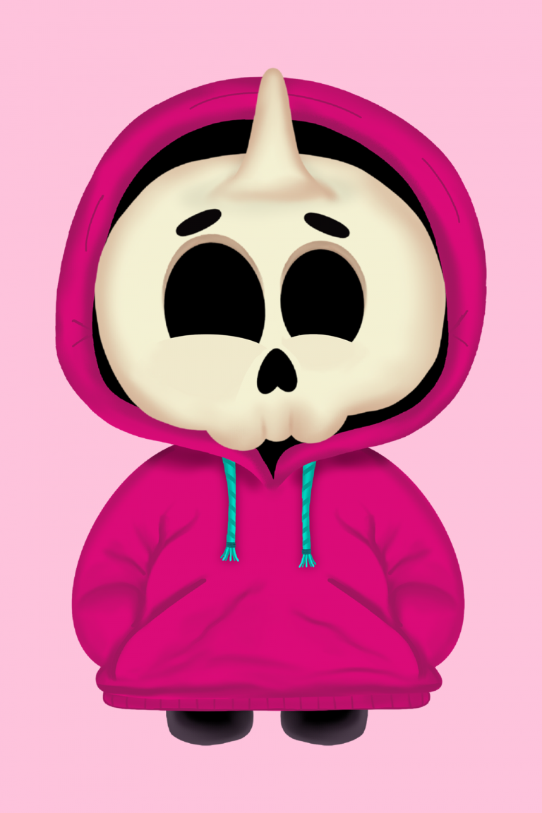Shady-skull-unicorn-character-design-Sandra-Bredtmann_patern