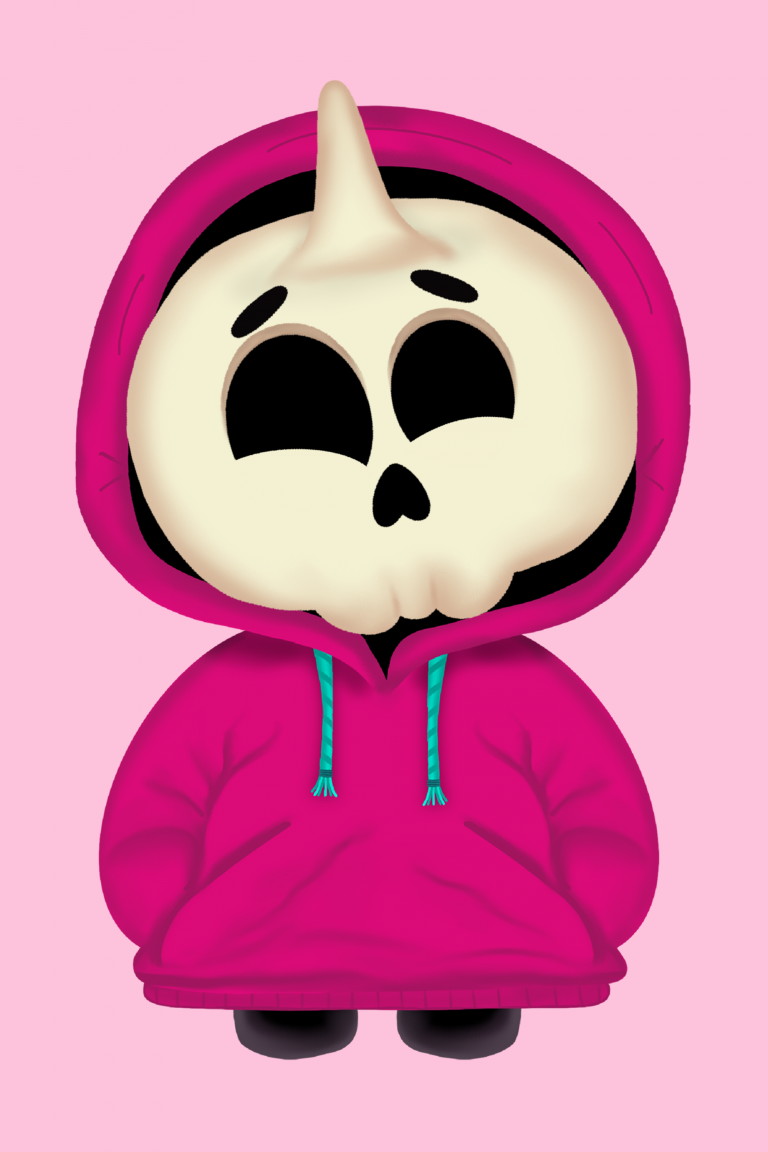 Shady-skull-unicorn-character-design-Sandra-Bredtmann_patern_2